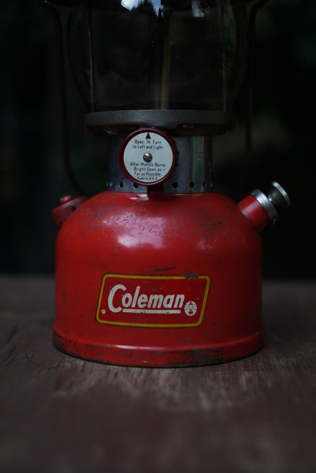 1961/8 COLEMAN200A YellowBorder LanternMarked