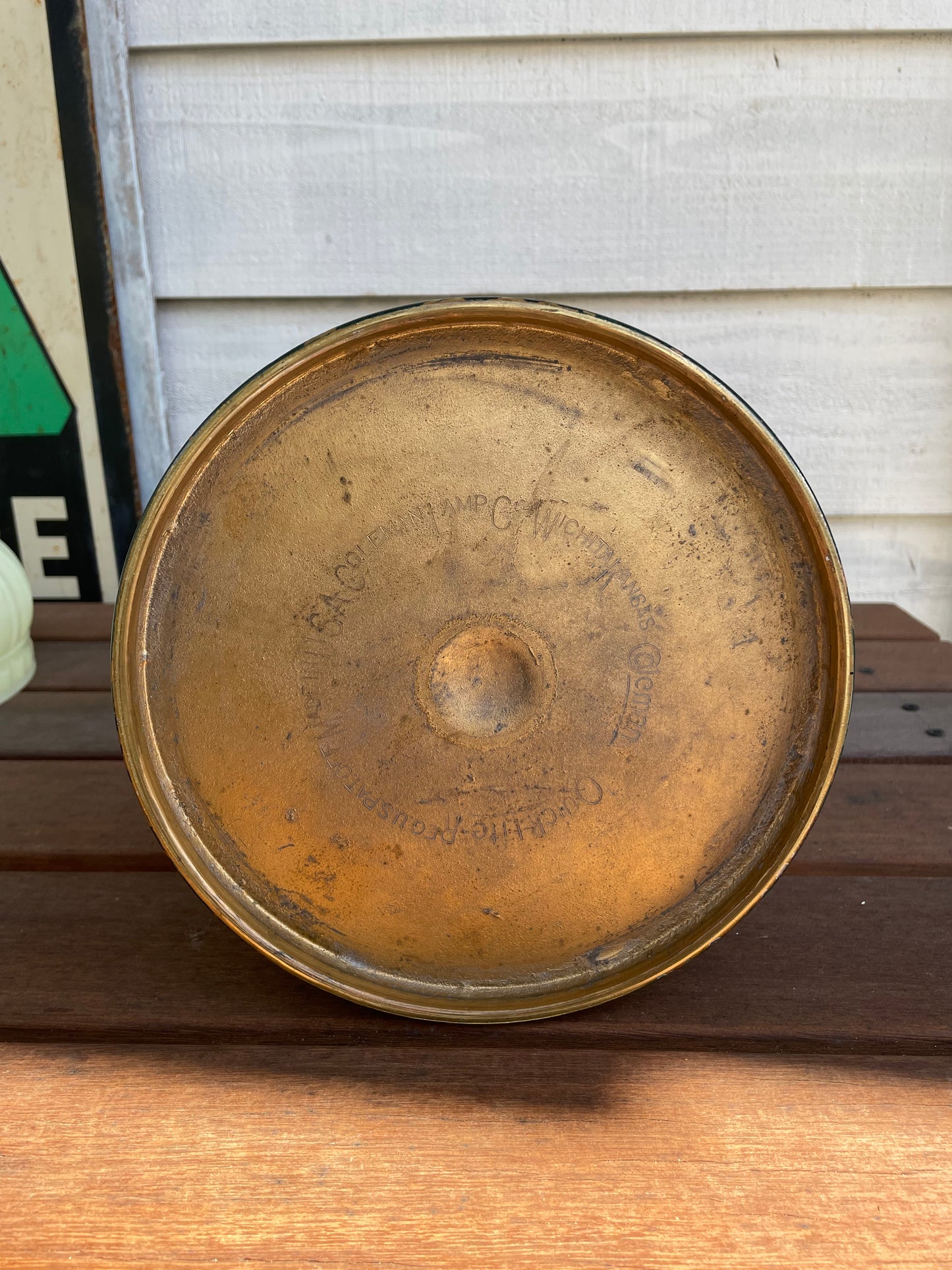 1920's COLEMAN 117 LAMP with 443 Shade