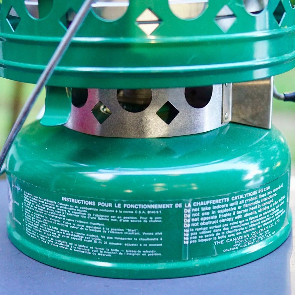 1976/1 COLEMAN Canada CATALYTIC HEATER 513K