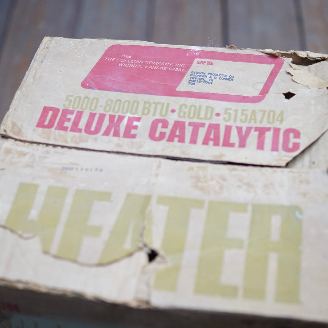 1970/10 COLEMAN CATALYTIC HEATER GOLD 515A704