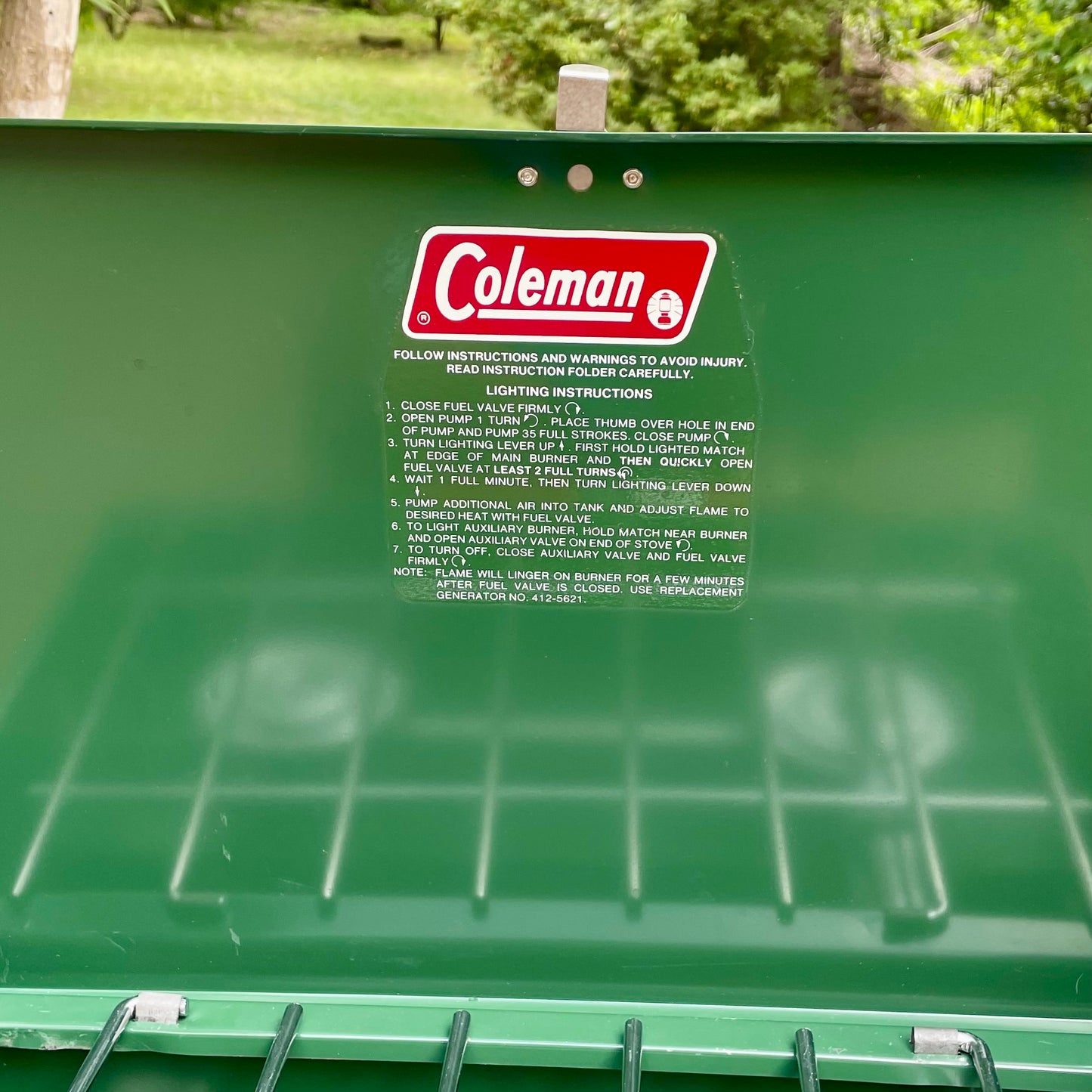 NOS! 1983/9 COLEMAN 425F Two Burner Stove