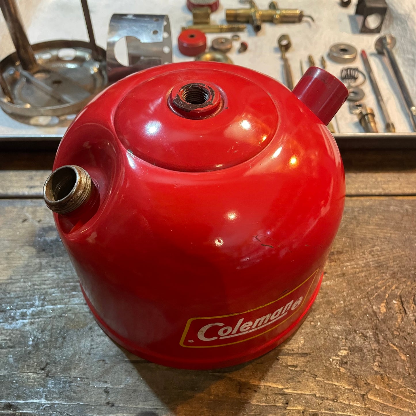1961/5 COLEMAN200A YellowBorder LanternMarked