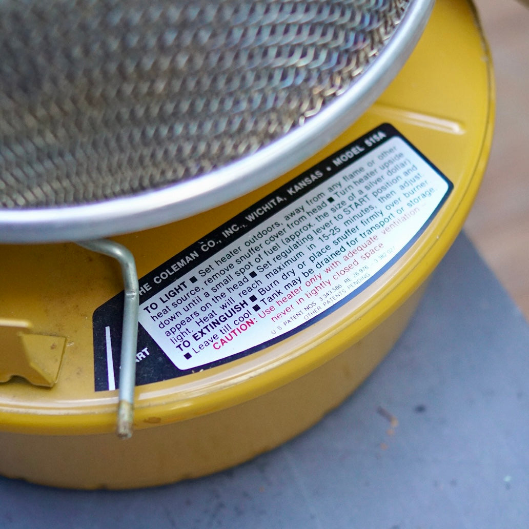 1970/10 COLEMAN CATALYTIC HEATER GOLD 515A704