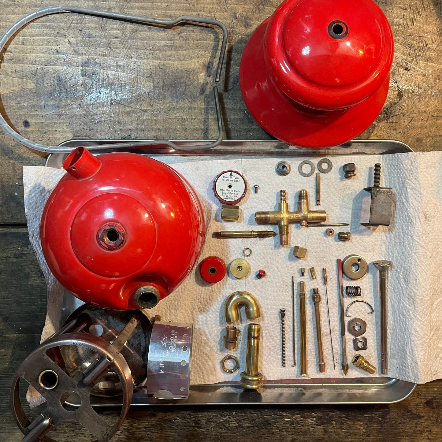 1961/3 COLEMAN200A YellowBorder LanternMarked