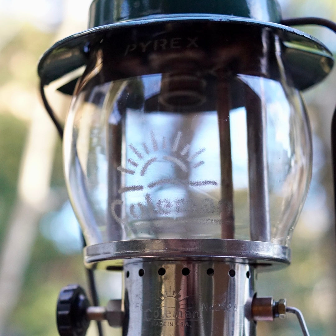 1930's COLEMAN 242A with Sandblasted Globe