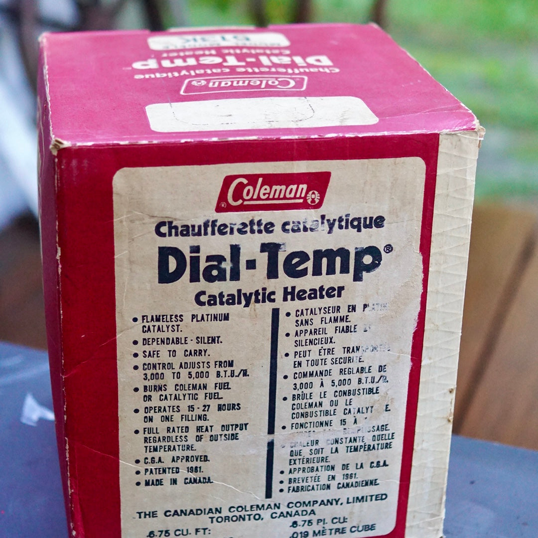 1976/1 COLEMAN Canada CATALYTIC HEATER 513K