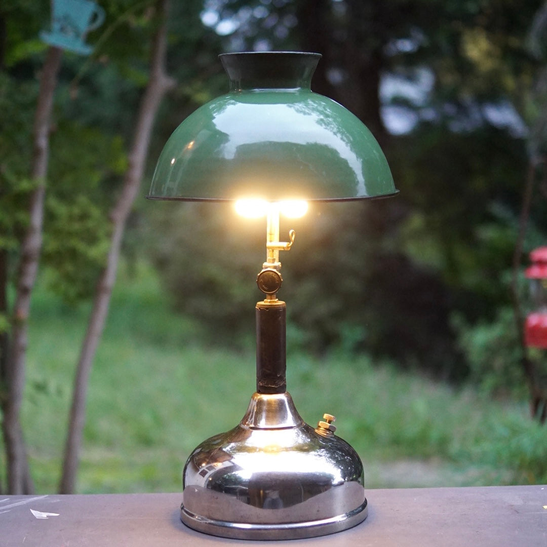 1920's COLEMAN CQ Lamp with 334 Shade