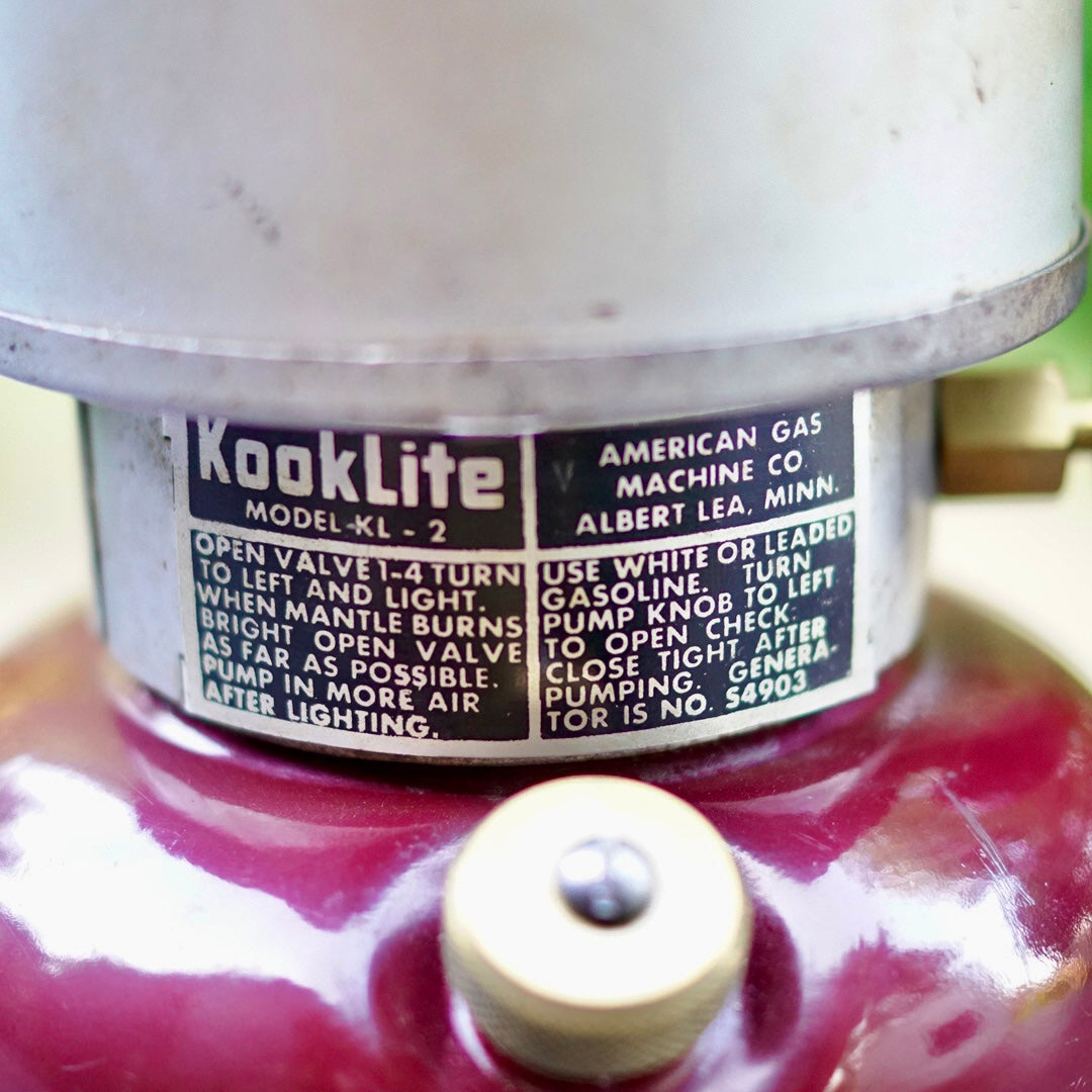 1950's American Gas Machine Kook Lite Model.KL-2