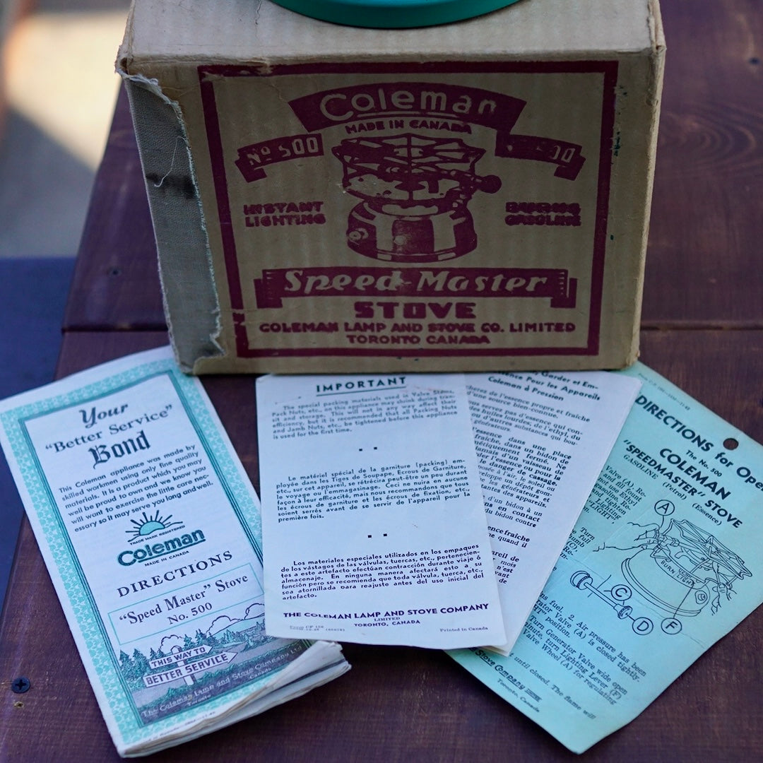 1947/3 COLEMAN No.500 CANADA SPEED MASTER SEAFOAM