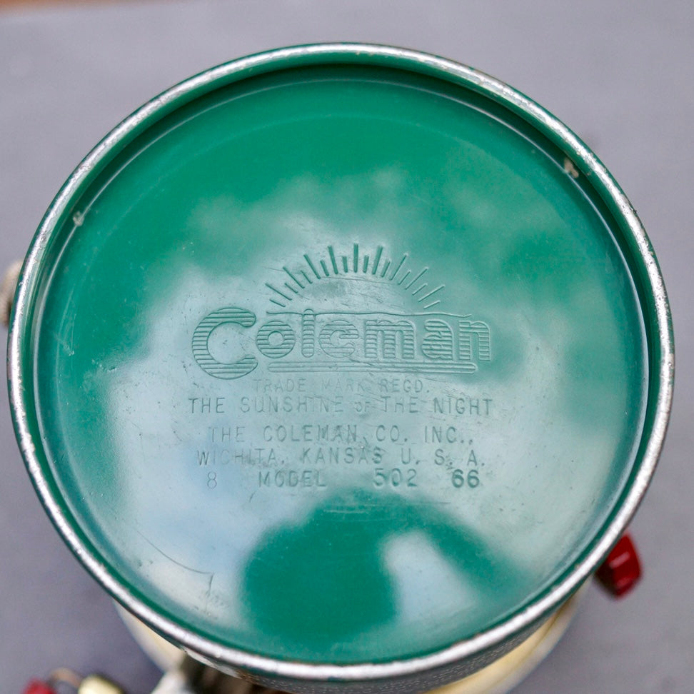 1966/8 COLEMAN 502-800 Single Burner Stove with Cook Kit