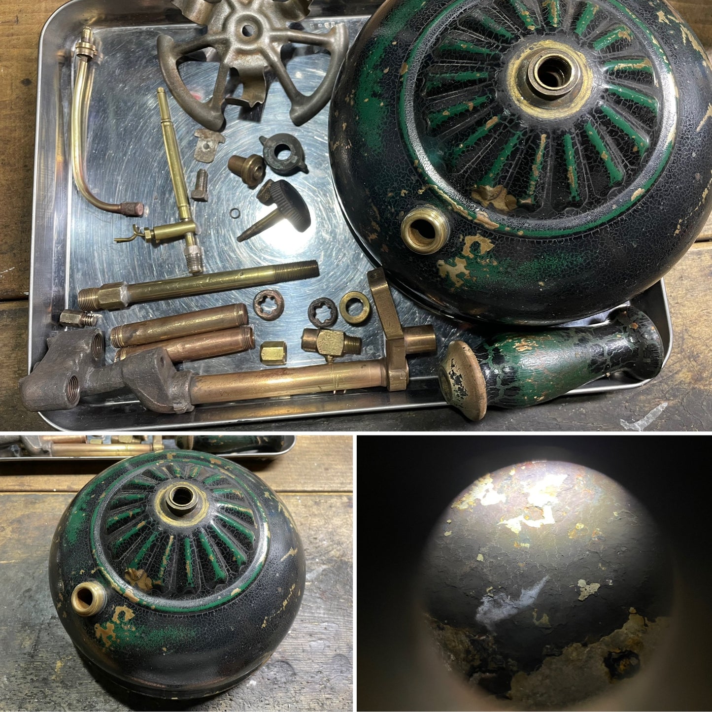 1920's COLEMAN 117 LAMP with 443 Shade