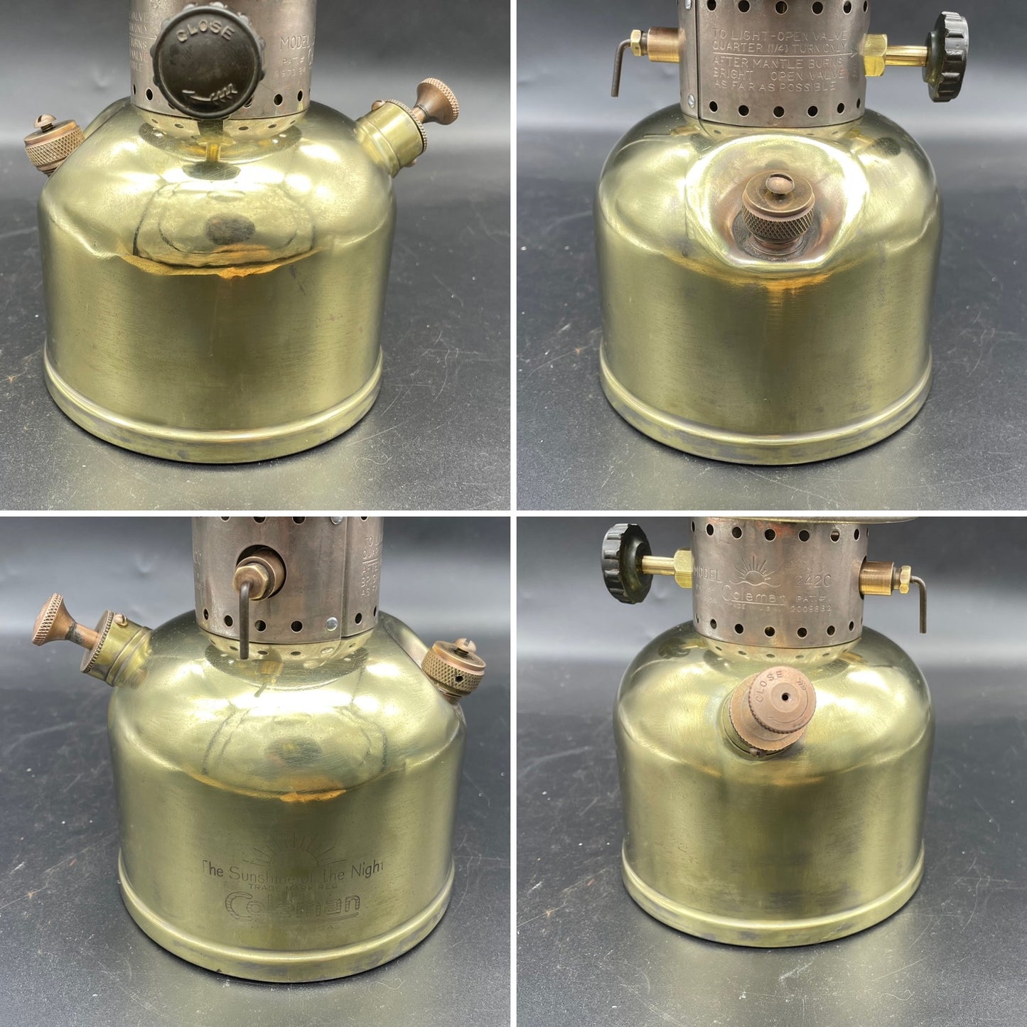 1947/11 COLEMAN242C ブラスタンク加工