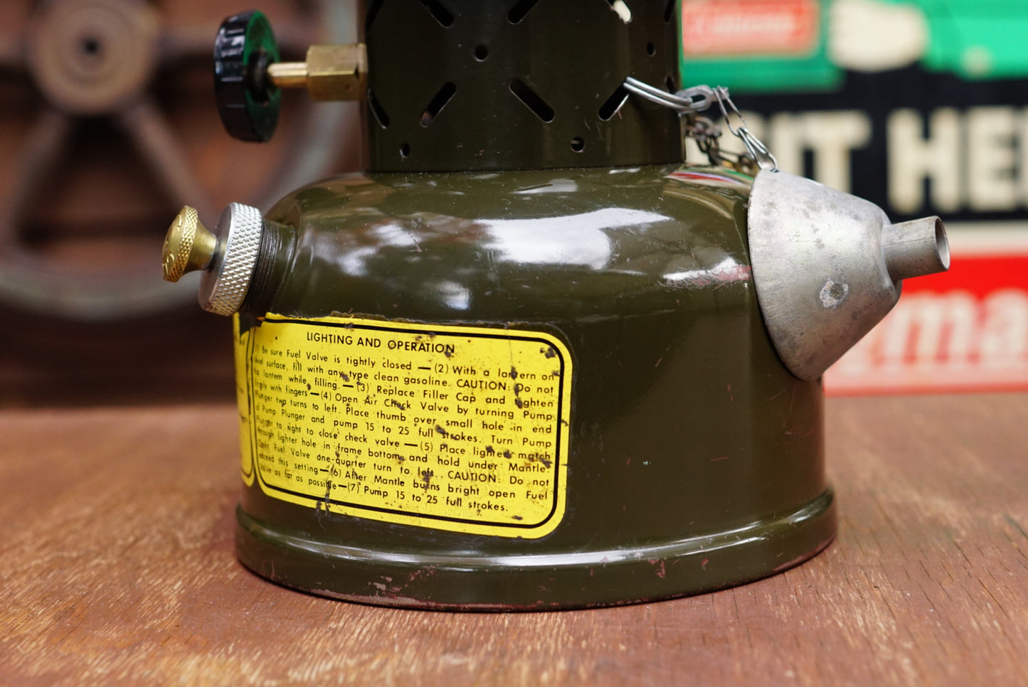 1963's COLEMAN 252A MILITARY LANTERN