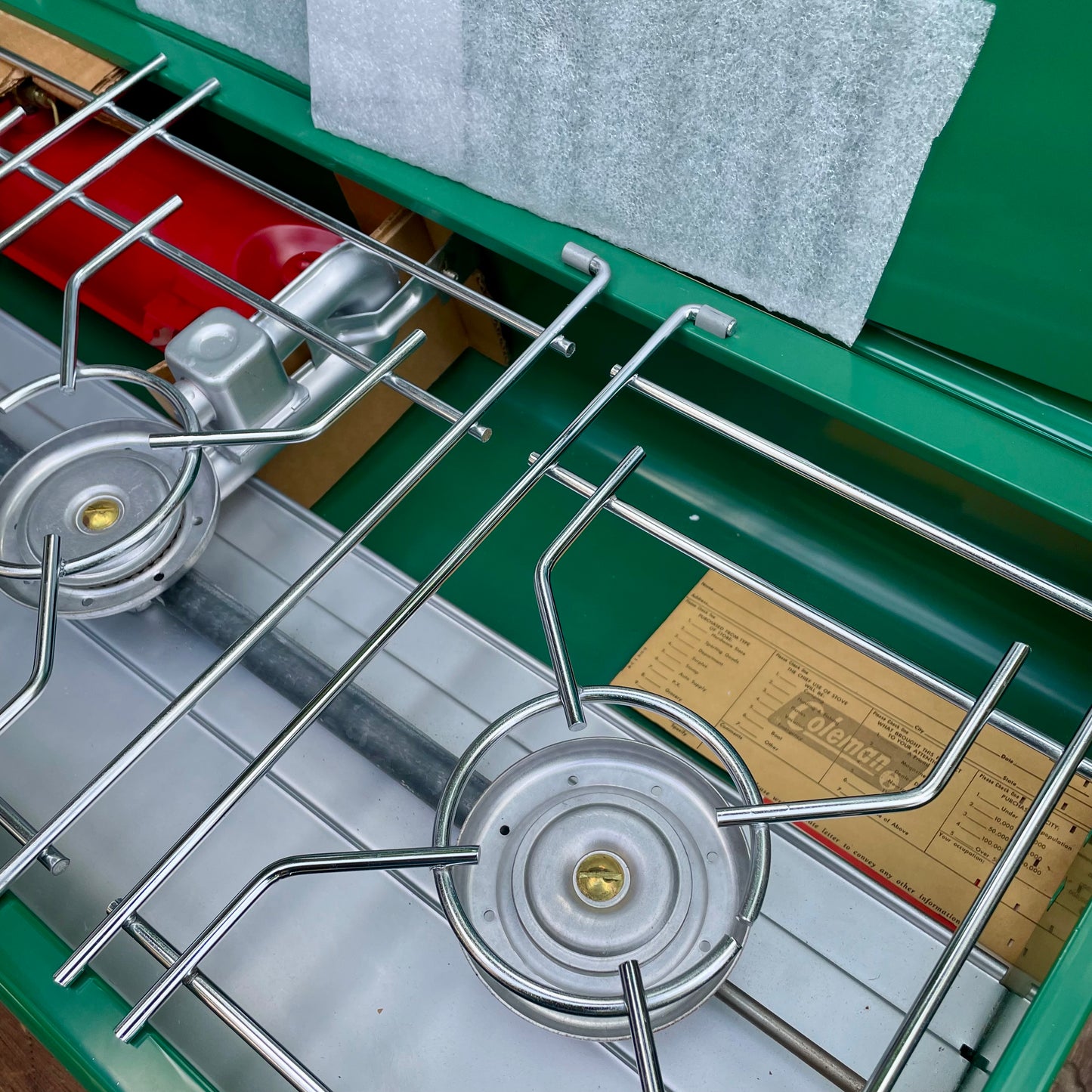NOS 1960's COLEMAN 426D Three Burner Stove
