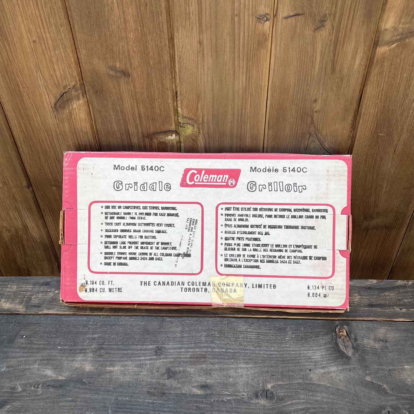 Coleman Gridale / Grilloir Model 5140C