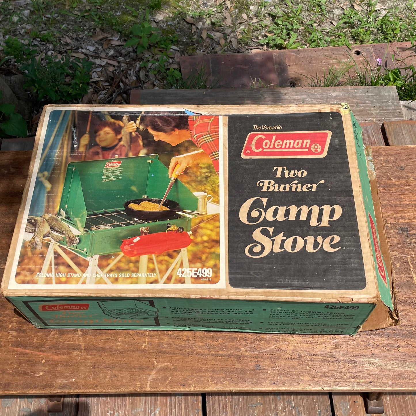 NOS! 1977/6 COLEMAN 425E Two Burner Stove