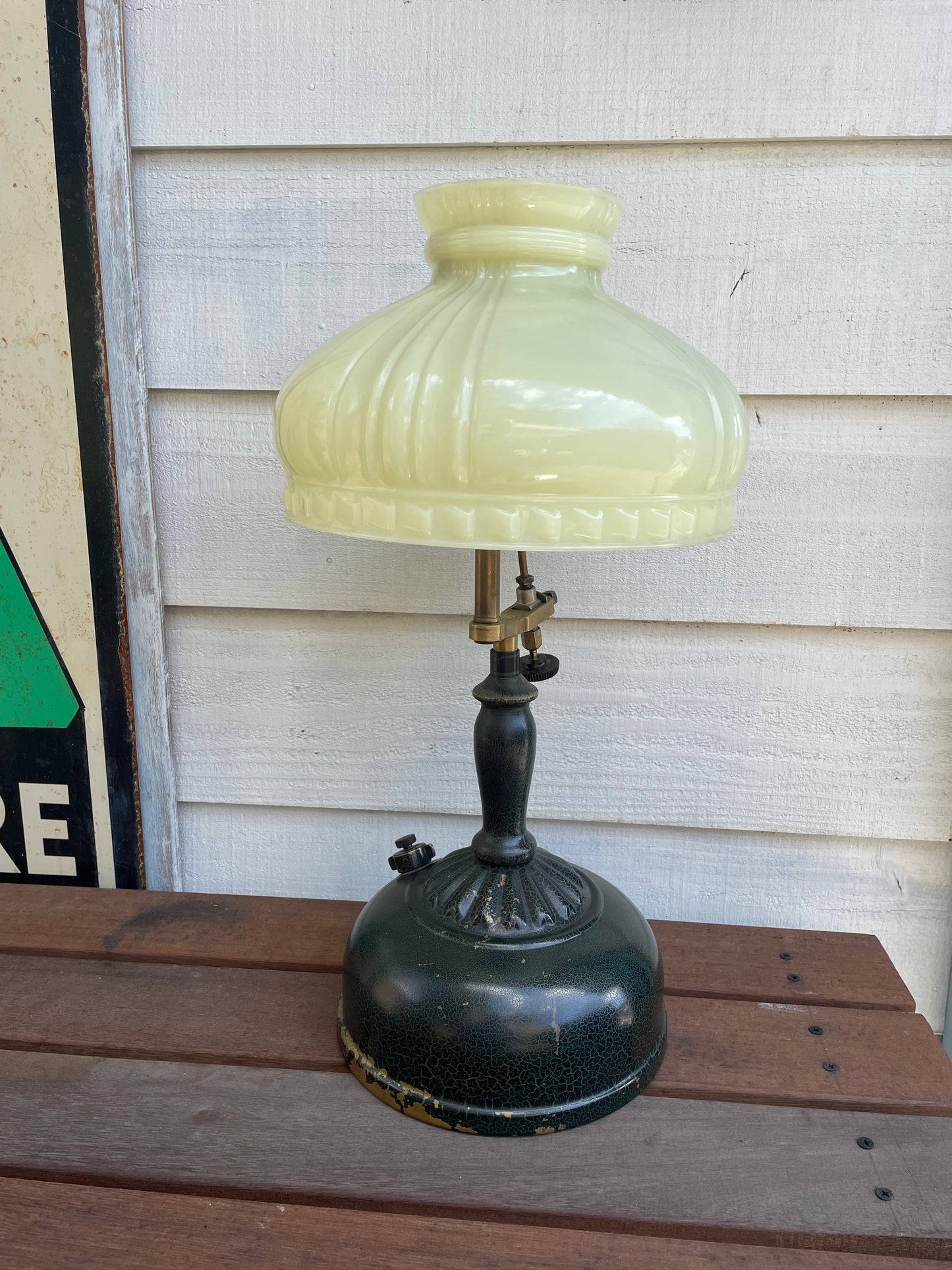 1920's COLEMAN 117 LAMP with 443 Shade