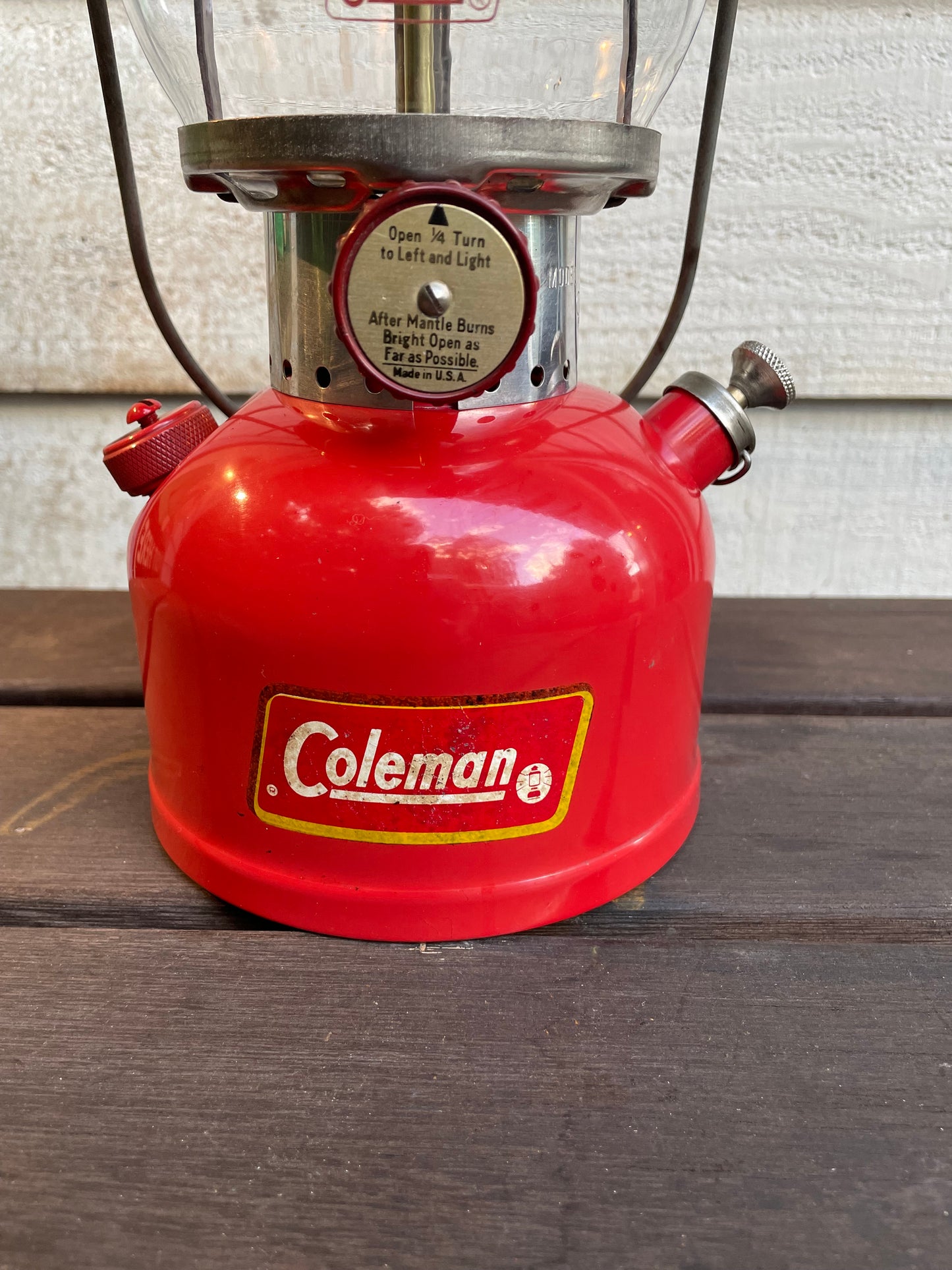 1961/8 COLEMAN200A YellowBorder LanternMarked