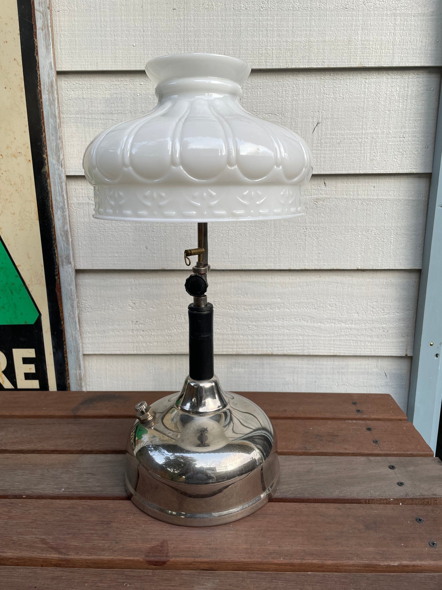 1929/12 COLEMAN Quick-Lite CQ Lamp & 329 Shade