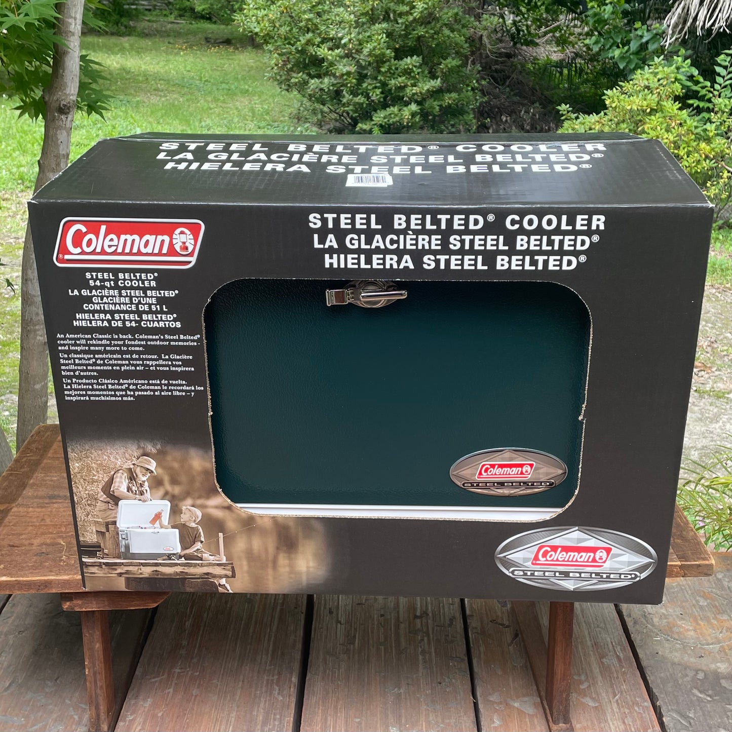 新品未使用品！コールマン クーラーボックス 54QT　スチールベルトクーラー