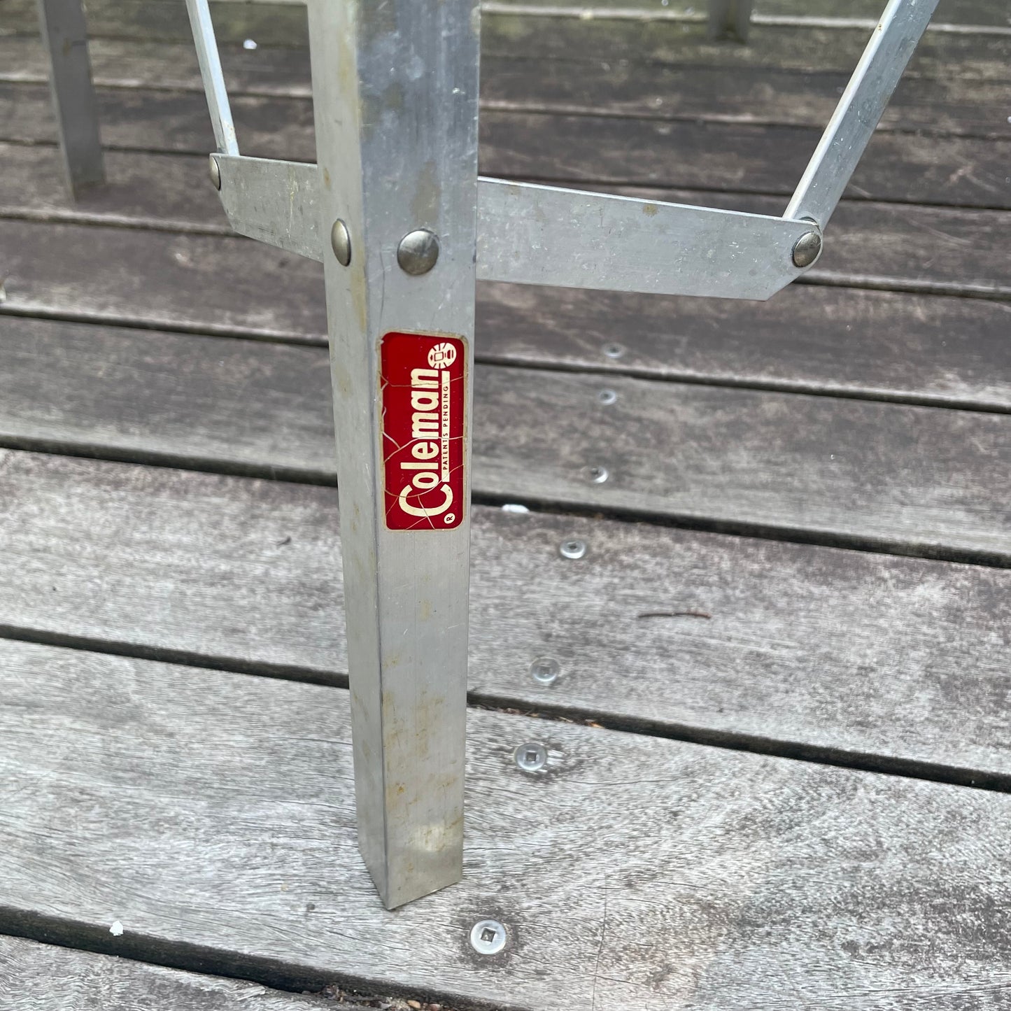 1960-70's COLEMAN FOLDING HI-STAND