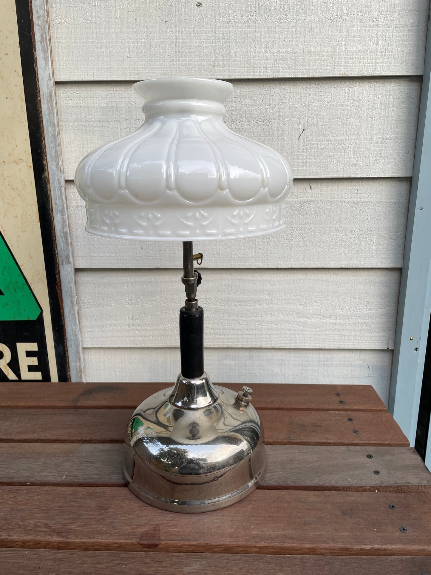 1929/12 COLEMAN Quick-Lite CQ Lamp & 329 Shade