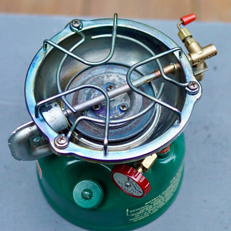 1966/8 COLEMAN 502-800 Single Burner Stove with Cook Kit