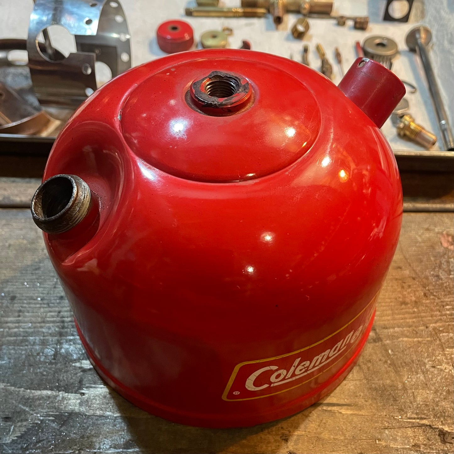 1961/3 COLEMAN200A YellowBorder LanternMarked