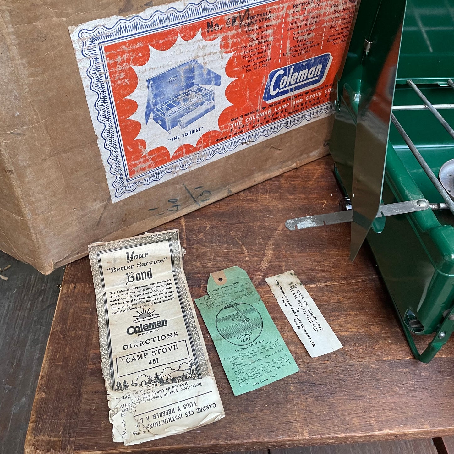1950's COLEMAN Canada 4M Two Burner Stove