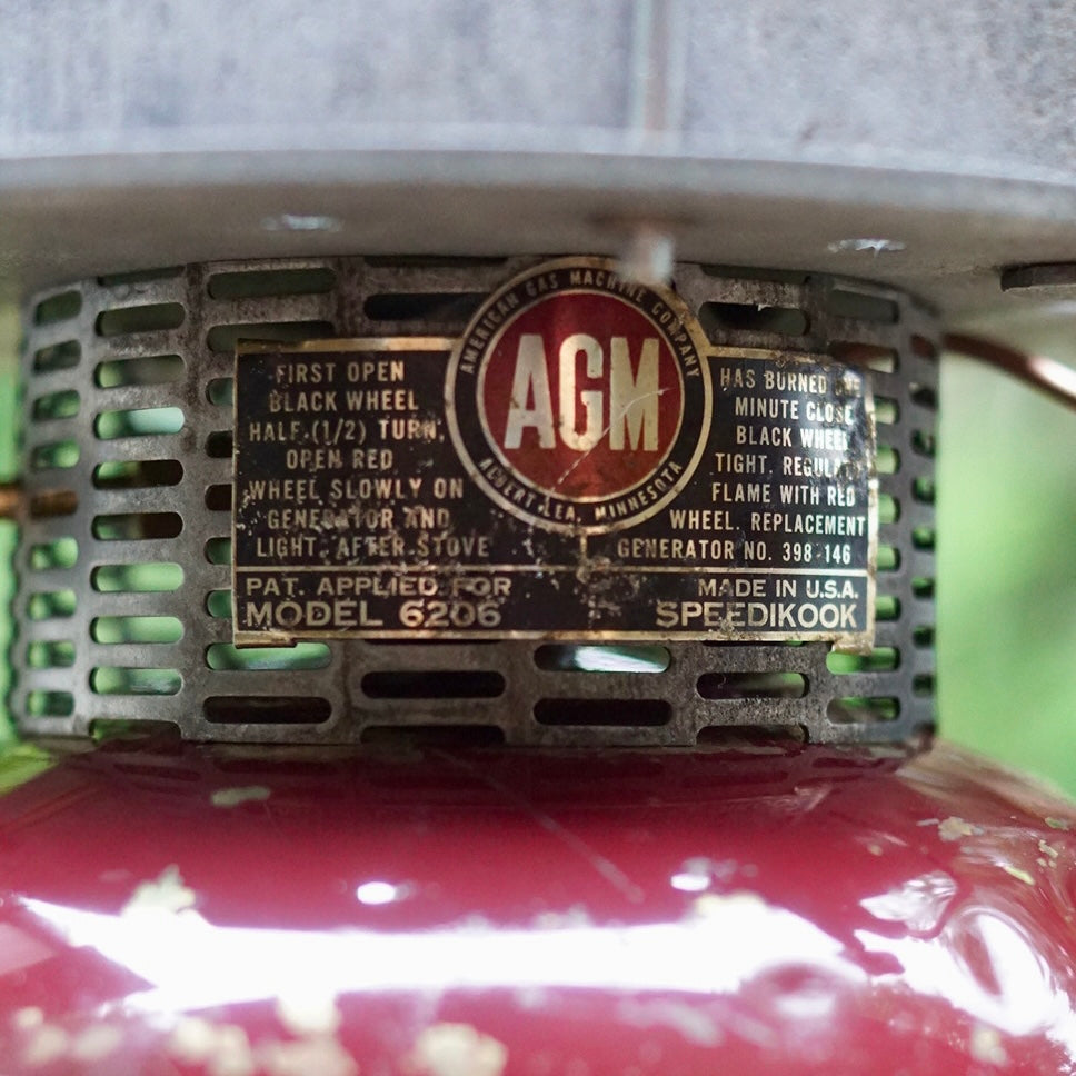 AGM SPEEDIKOOK Model6206 Single Burner Stove