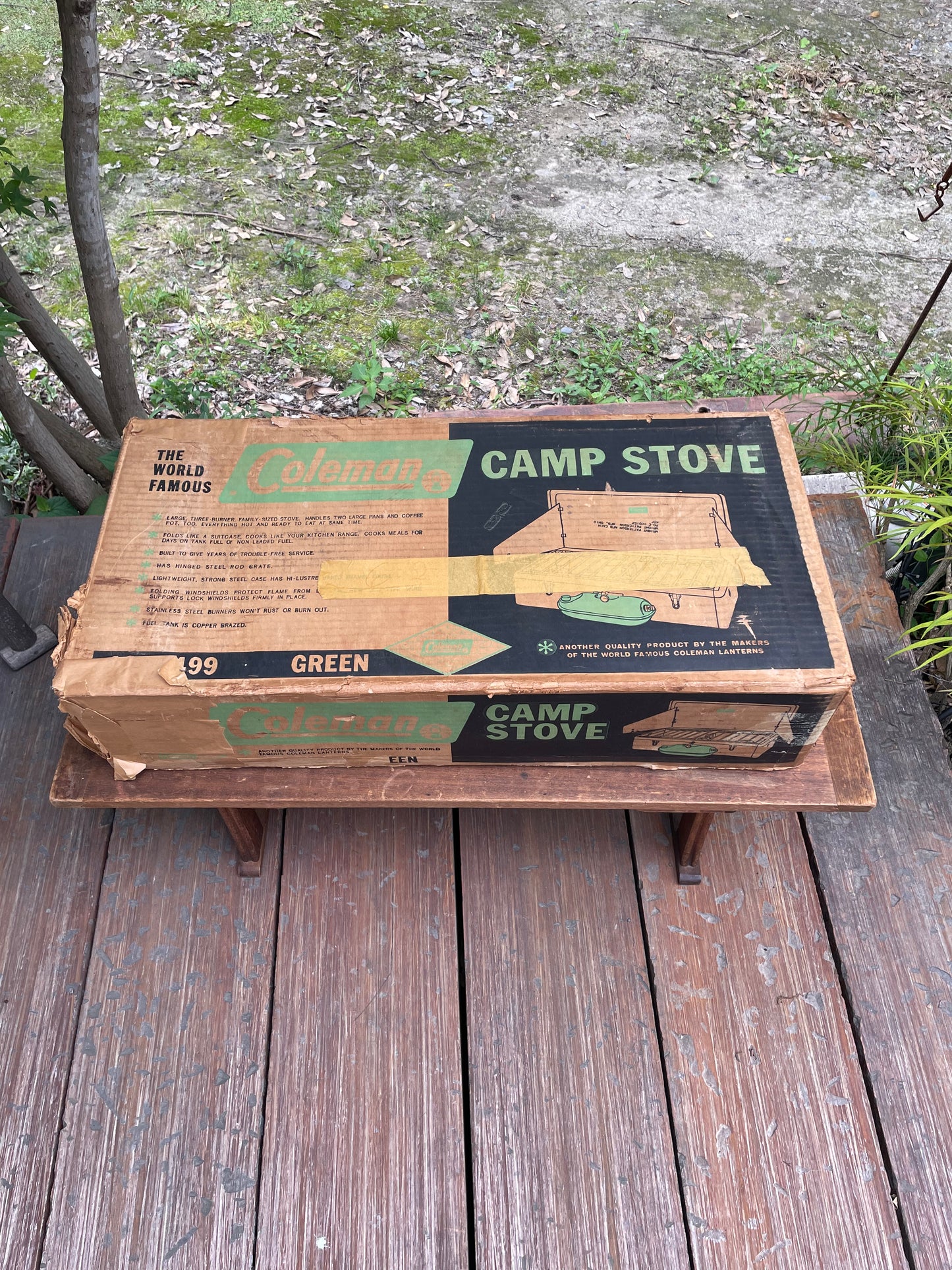 NOS 1960's COLEMAN 426D Three Burner Stove