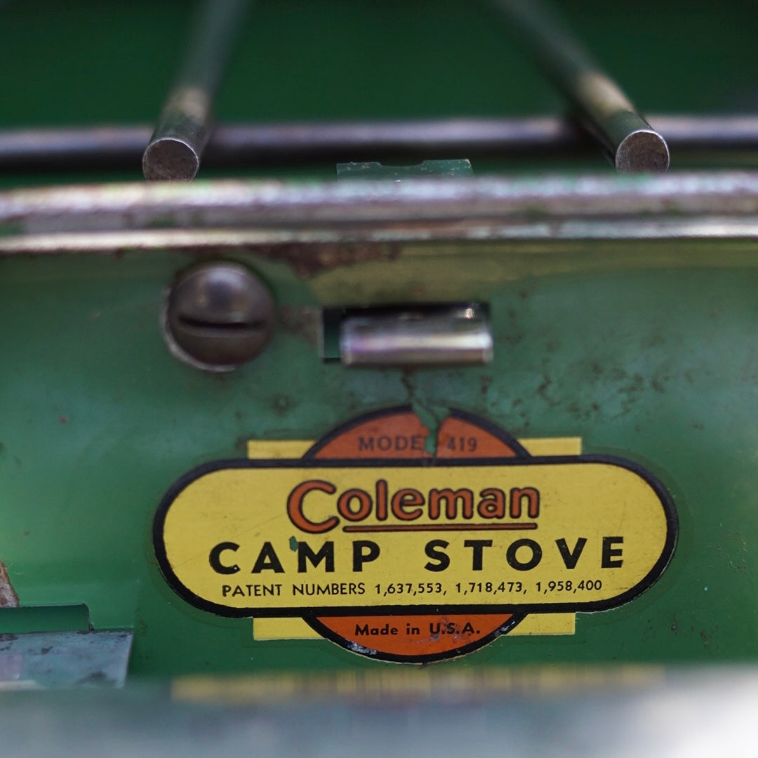 1941's COLEMAN 419         Two Burner Stove
