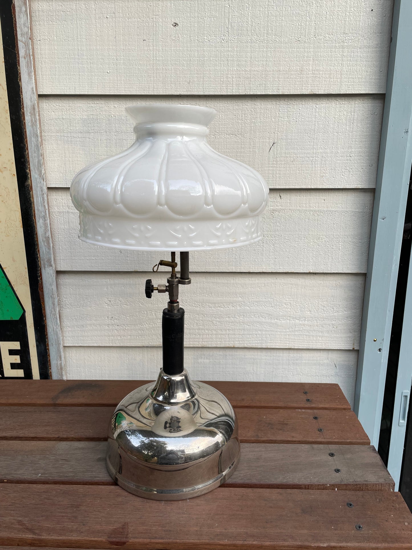 1929/12 COLEMAN Quick-Lite CQ Lamp & 329 Shade