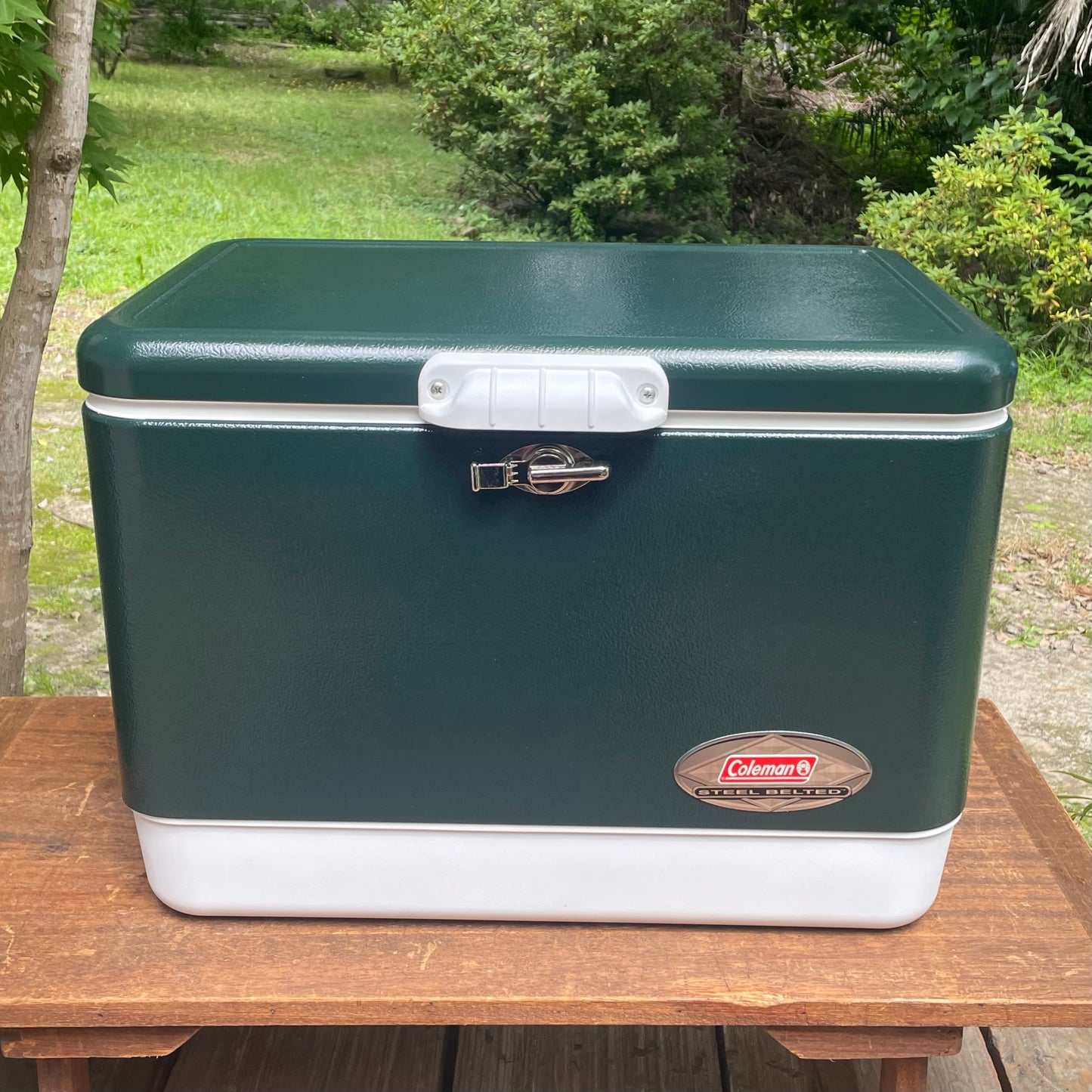 新品未使用品！コールマン クーラーボックス 54QT　スチールベルトクーラー