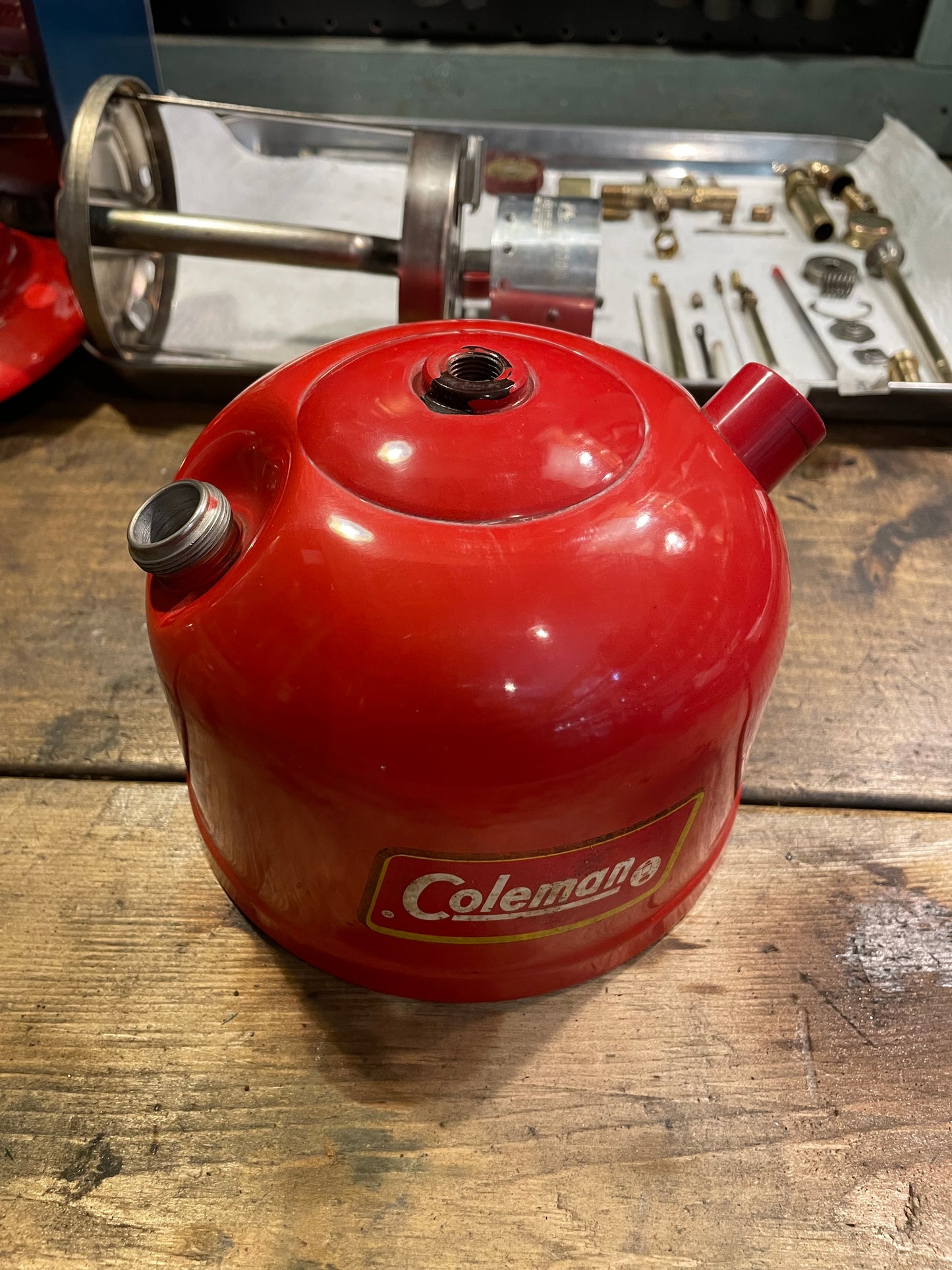 1961/8 COLEMAN200A YellowBorder LanternMarked