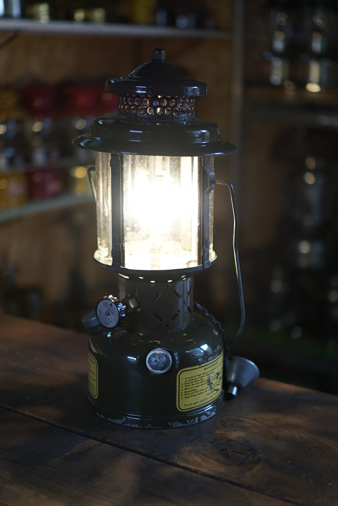 1958's COLEMAN 252A MILITARY LANTERN