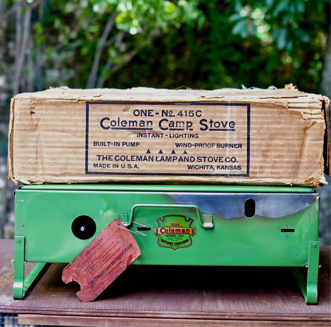 1940's COLEMAN Model 415C two burner stove