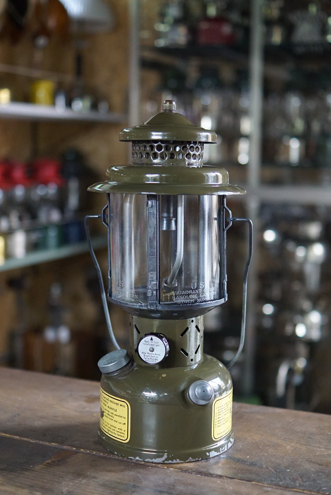 1958's COLEMAN 252A MILITARY LANTERN