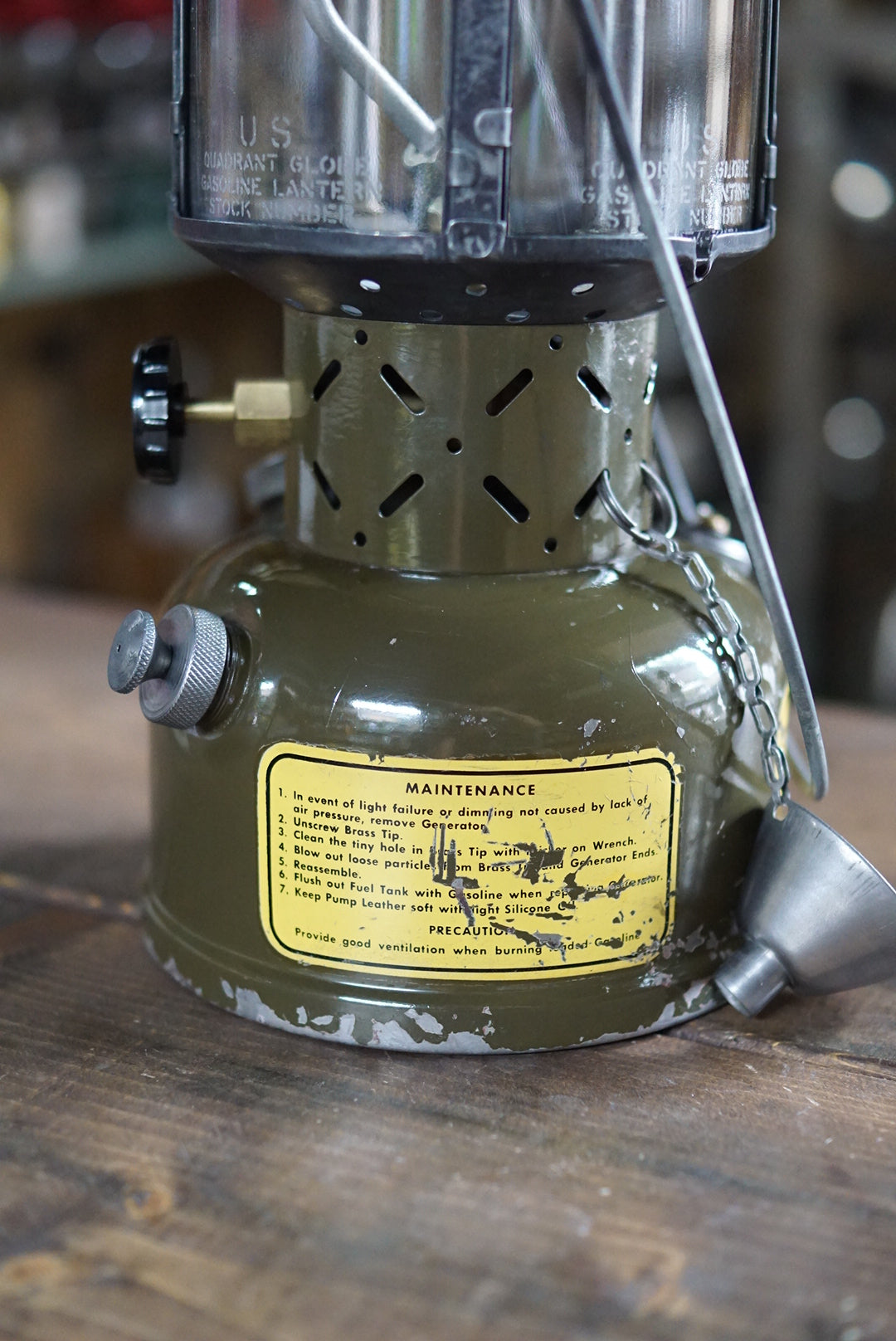 1958's COLEMAN 252A MILITARY LANTERN