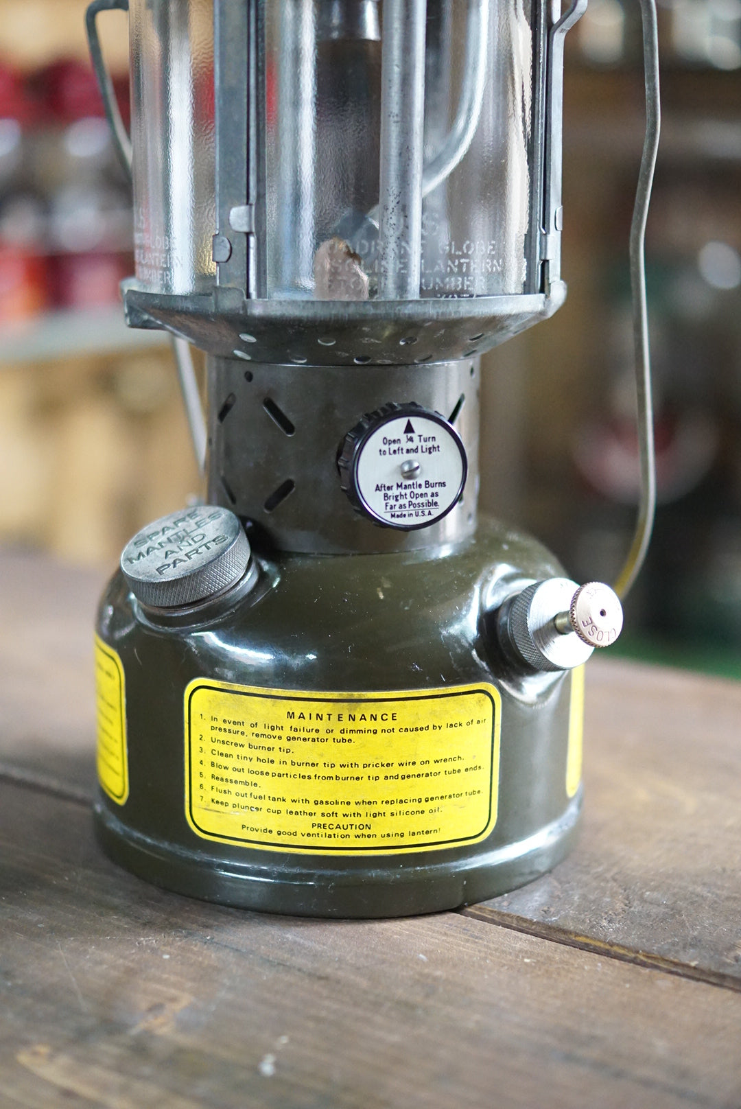 1975's COLEMAN 252A MILITARY LANTERN